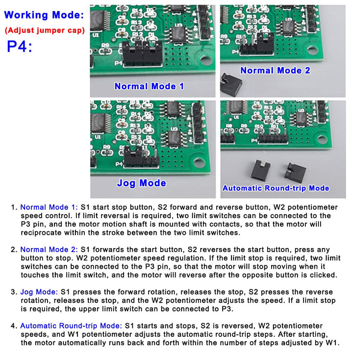 DC 4V-6V 5V 2-Phase 4-Wire Stepper Motor Driver Controller Board Mini ...