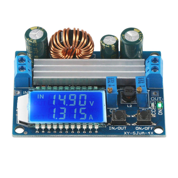 Buck Boost Converter Display, Buck-Boost Board DC 5.5-30V 12v to DC 0.5-30V 5v 24v Adjustable Constant Current Voltage Step UP Down Voltage Regulator 3A 35W Power Supply Module