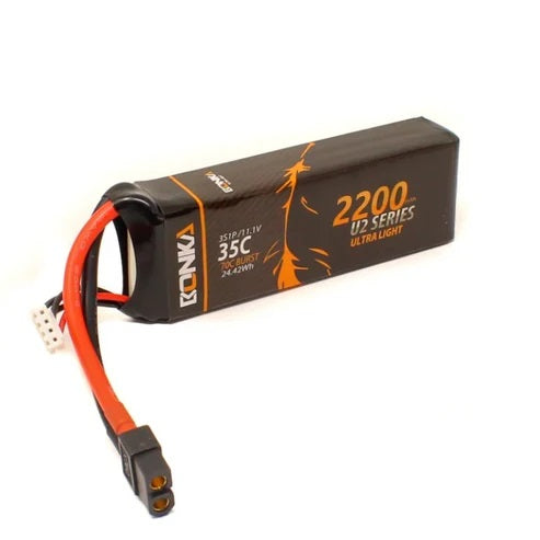 11.1V 2200mAh 35C 3S1P Bonka Lipo Battery