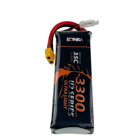 11.1v 3300mAh 35C 3S1P Bonka Lipo Battery