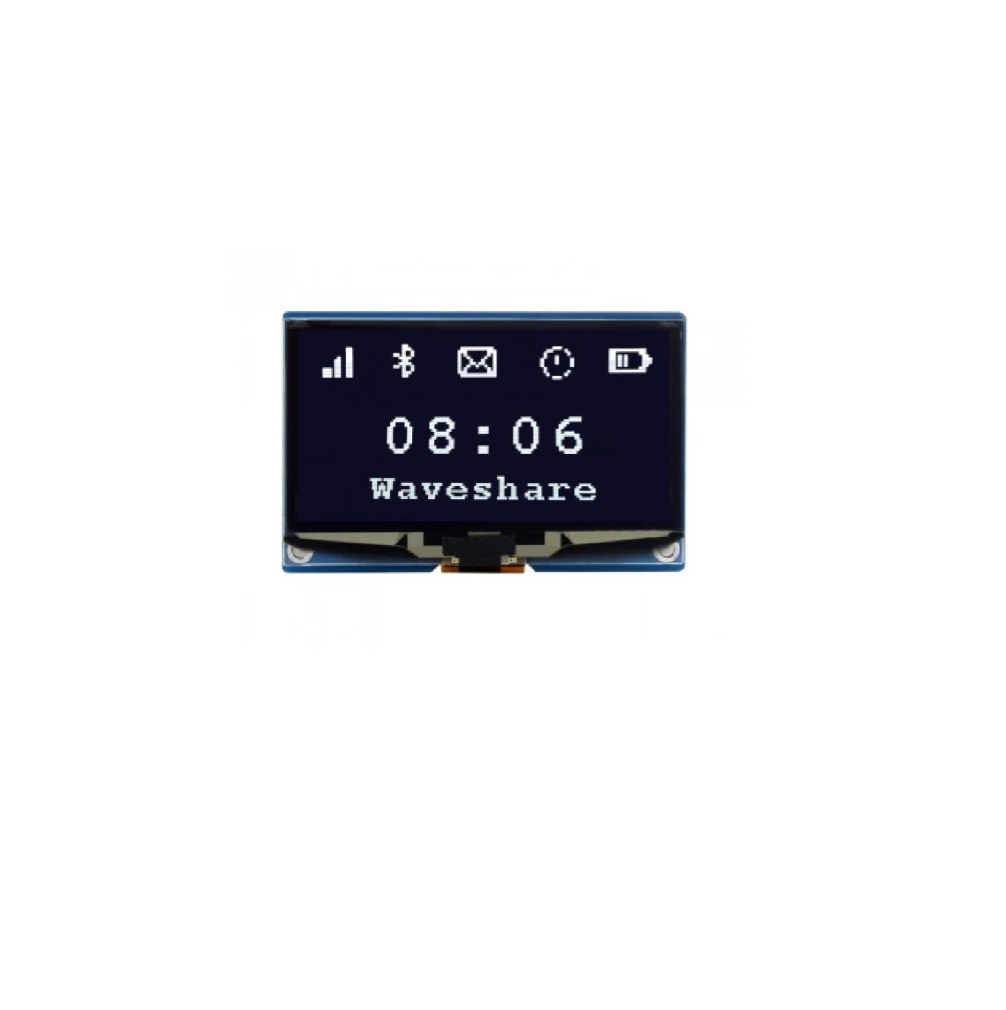 Écran OLED 2,42 Pouces 128x64 - Communication SPI/I2C, Compatible Raspberry Pi, Arduino, Boîtier Métal