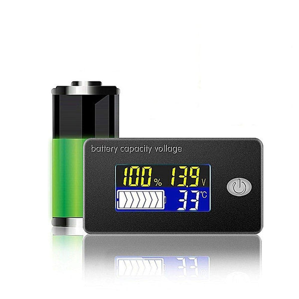 Lead acid lithium battery electric vehicle battery level meter voltmeter multifunctional instrument C35 standard model 12V