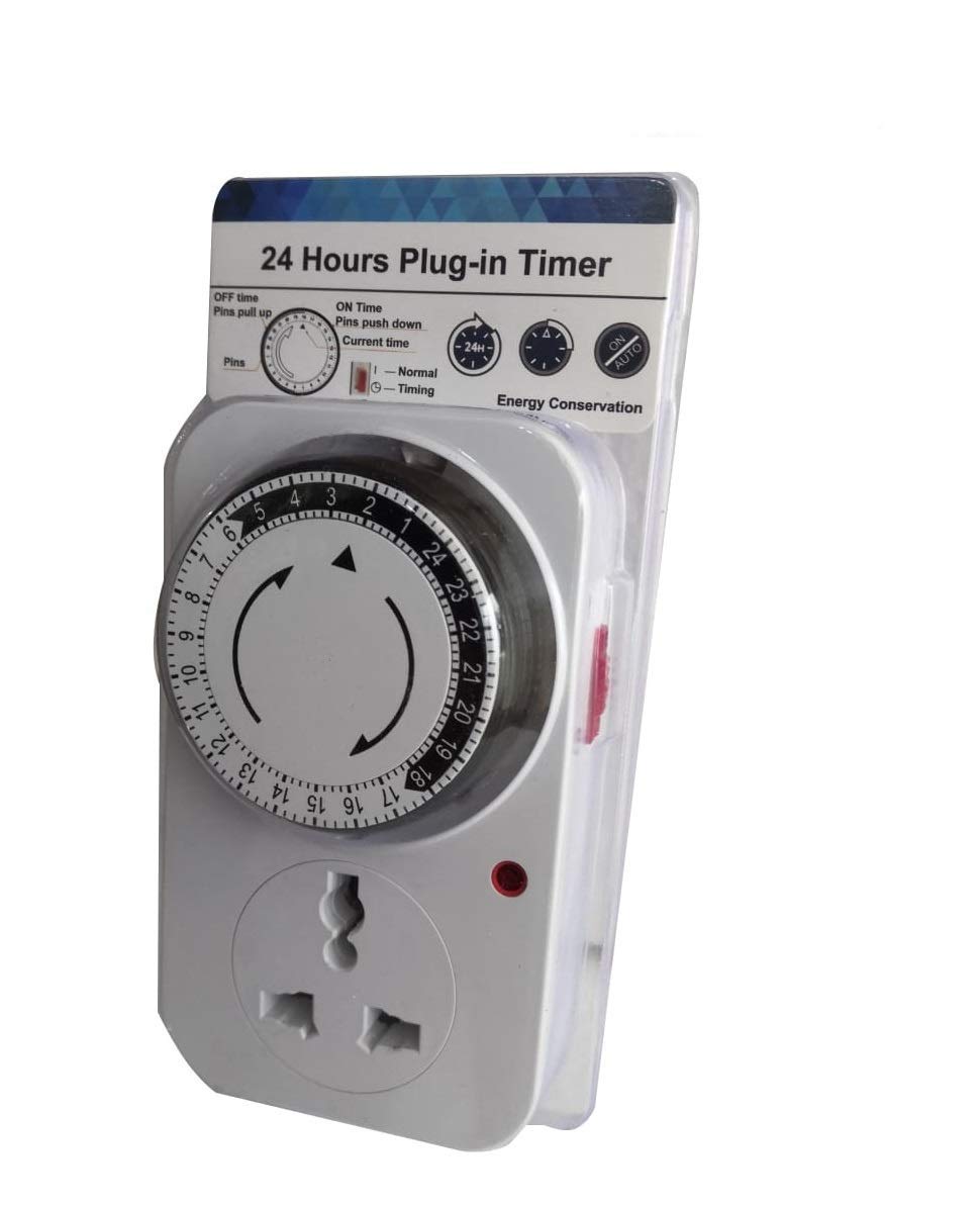 Timed External Socket 24-Hour Mechanical Timing Socket | Robodo