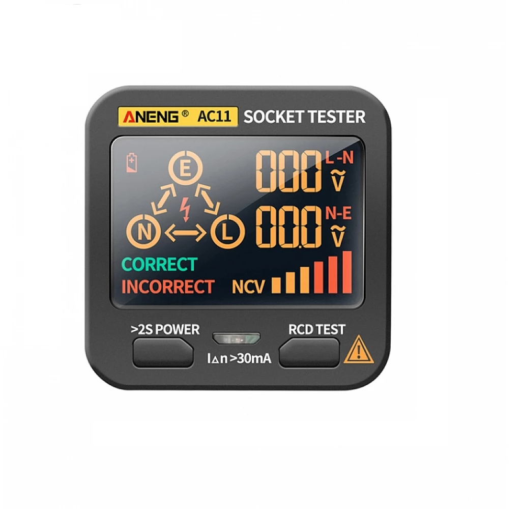 Multi functional digital socket tester, electrician ground wire tester ...