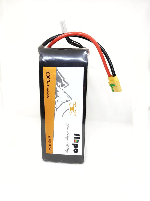 Flipo 16000mah 6S 25C (22.2V) Lithium Polymer Battery Pack LIPO