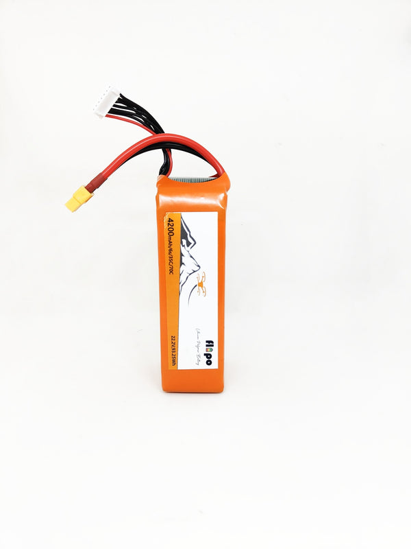 Flipo 4200mah 6S 35C/70C (22.2V) Lithium Polymer Battery Pack LIPO