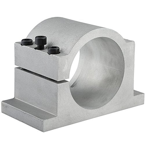 80mm CNC Spindle Motor Clamp Mount Bracket with Screws for CNC Router Engraving Milling Spindle