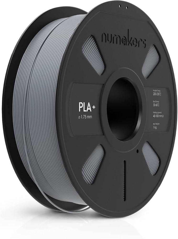 PLA Grey Filament 1.75mm for 3D Printer, Dimensional Accuracy +/- 0 ...