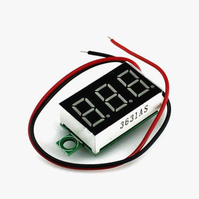 2 Wires Mini 0.36 Digital Voltmeter DC 4.7-32V Vehicles Motor Voltage Panel Meter LED Display