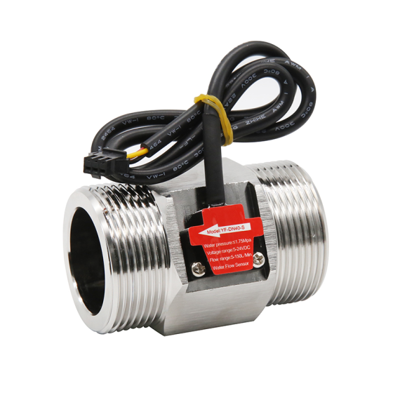SEA YF-DN40-S-SM Stainless Steel Water Flow Sensor Flowmeter G1.5 inch G11/2 5- 150L/Min