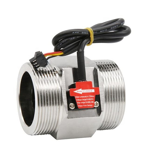 SEA YF-DN50-S-3M Stainless Steel Water Flow Sensor G2 inch 10–200 L/min  3.5–24V