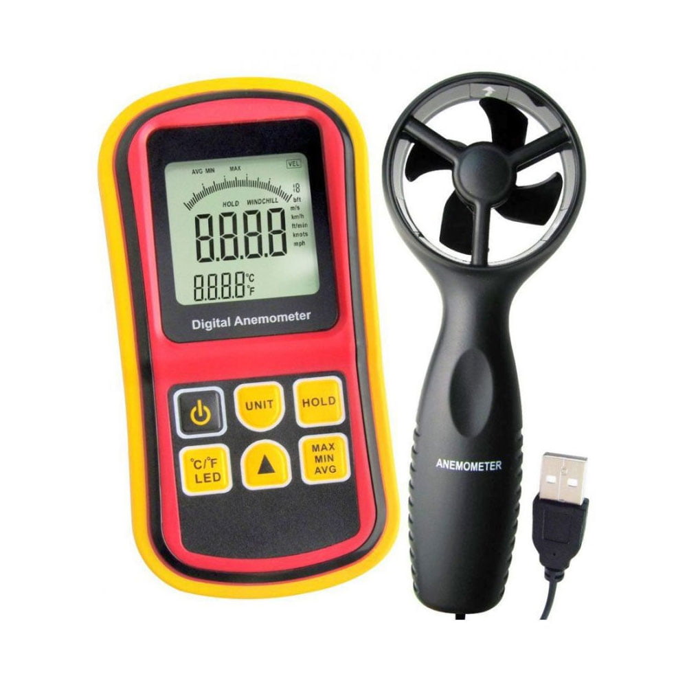 AM-4201 Digital Anemometer Handheld Wind Speed & Air Flow Meter | Robodo