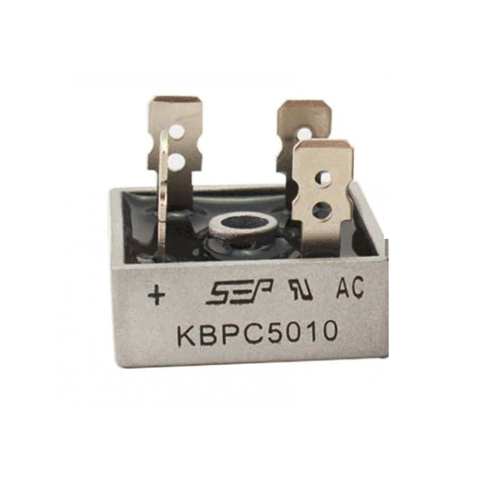 Button Diode Bridge Rectifier KBPC5010 50A 1000V Diode Bridge Rectifier | Robodo