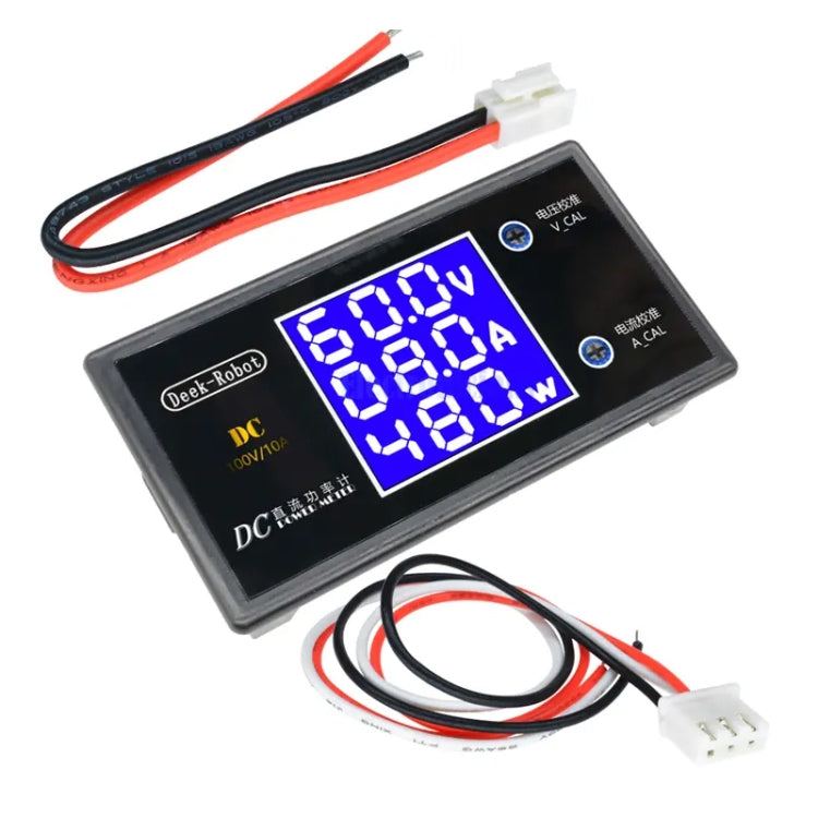 Dc Power Signal Meter Digital DC 0-100V 0-10A 250W Voltage Current Power Meter | Robodo