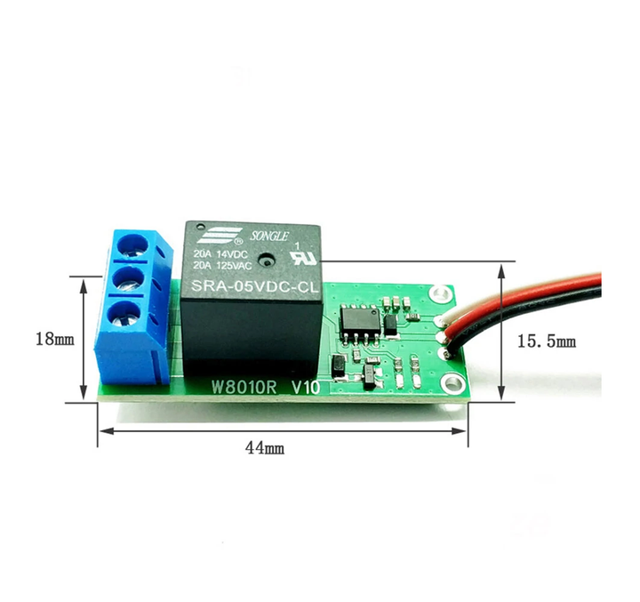 DC 3.3-5V/5V-12V PWM Power Controller Remote Control Relay Mode | Robodo