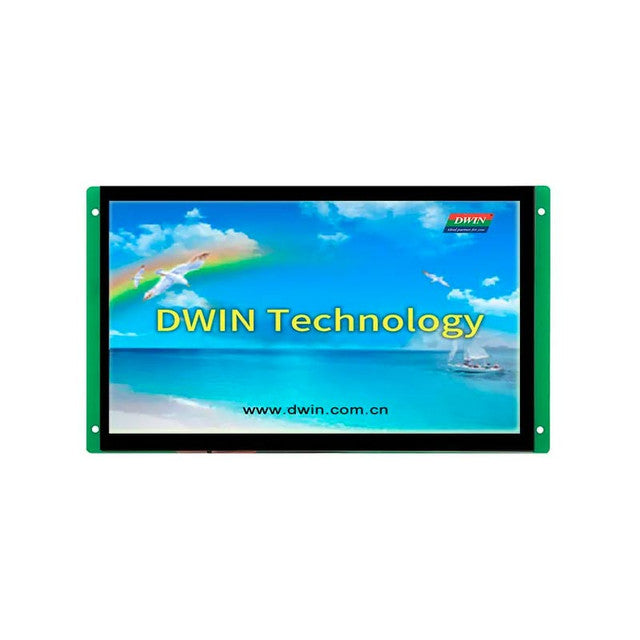 DWIN 10.1 Inch 1024x600 IPS TTL/RS232 HMI LCD Display Capacitive Touch 16MB Flash Buzzer SD interface - Robodo