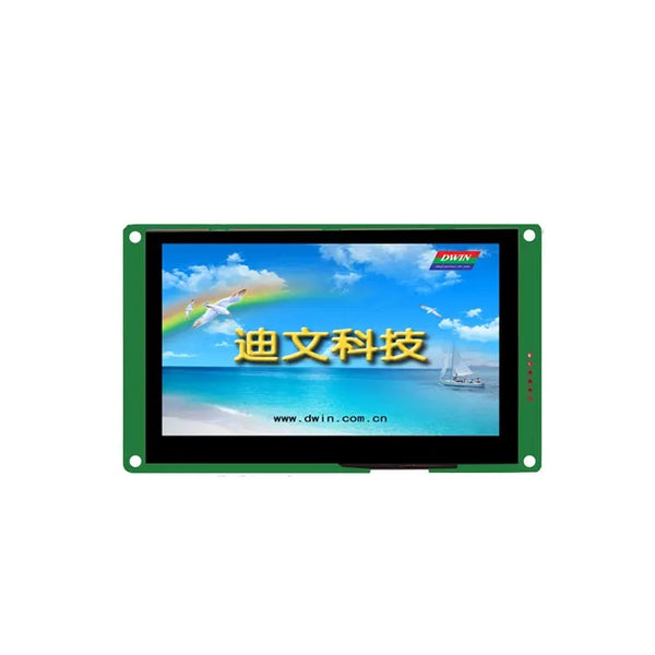 DWIN 4.3inch 480x272 IPS Industrial HMI LCD UART TTL Display Resistive Touch, 16MB Flash Buzzer SD interface - Robodo
