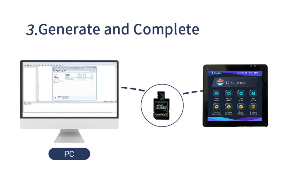 DWIN 4.3inch 480x272 IPS Industrial HMI LCD UART TTL Display Resistive ...