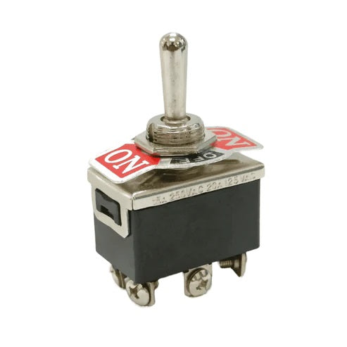 DPDT 6 Pin Toggle Switch ON-OFF-ON (15A 250V) | Robodo