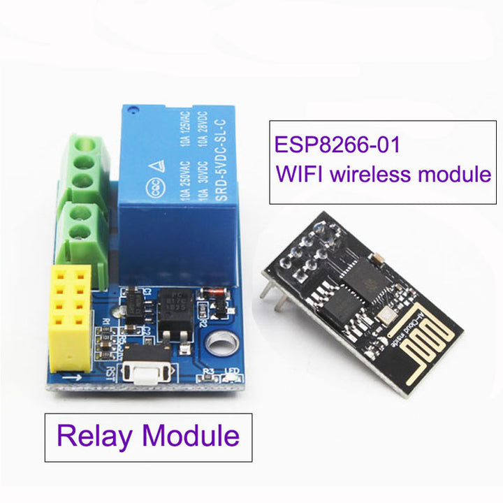 ESP8266-01 5V Wifi Relay Module TOI APP Controled For Smart Home Automation Board - Robodo
