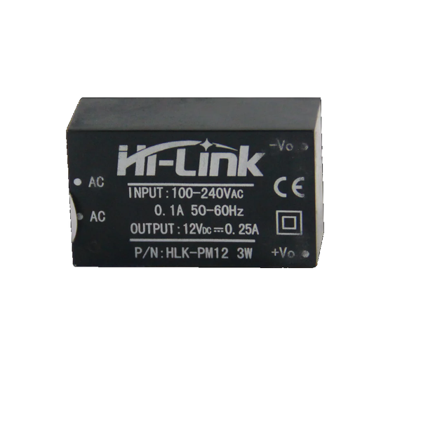 Hi-link HLK-PM12 100-240 VAC to 12 VDC/3W Power Supply Module