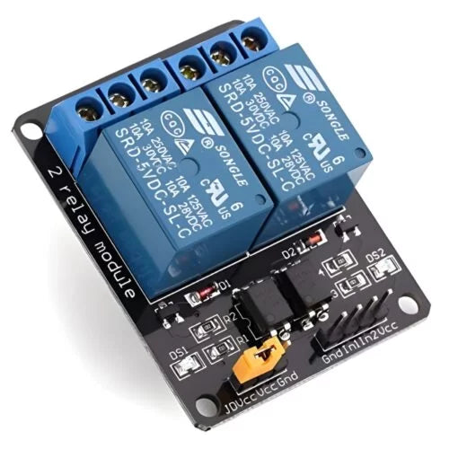 5V 2CH 2-Channel Relay Module TTL