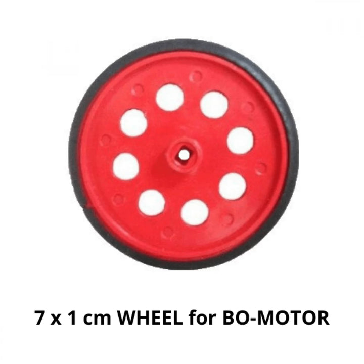 Bo Motor Wheel 7cm x 1cm 7x1 for Robot - Robodo