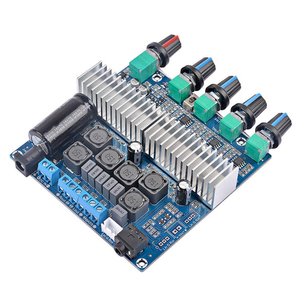 DC12V-24V 2.1 Channel TPA3116 Stereo Subwoofer Amplifier Board 2x50W+100W BT Audio Amplifiers Board with Sub