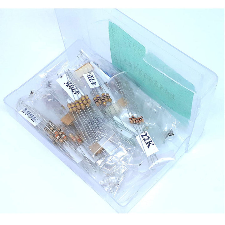 Resistance Box - Mix Resistor Pack - 1/4 Watt - Robodo