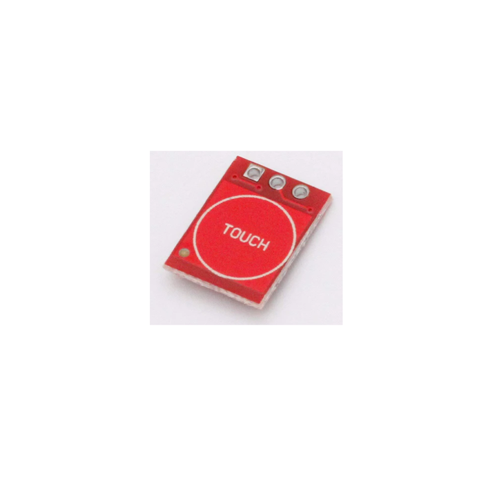Red Touch Sensor Module Red TTP223 Touch button Module Capacitor type Single Channel Self ...