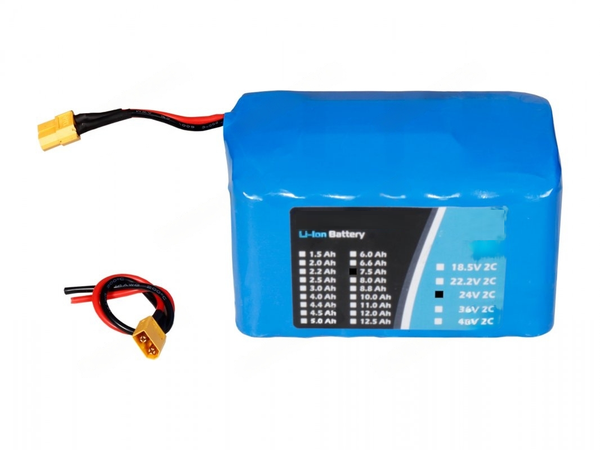 24V BATTERY FOR EBIKE 11000MAH 7S5P WITH CHARGE PROTECTION - Robodo