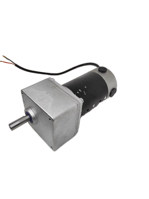 PMDC Inline 93 Geared DC Motor 12V to 180V DC 1/20 HP Industrial Gearbox - RPM Range 30 to 300 - Robodo