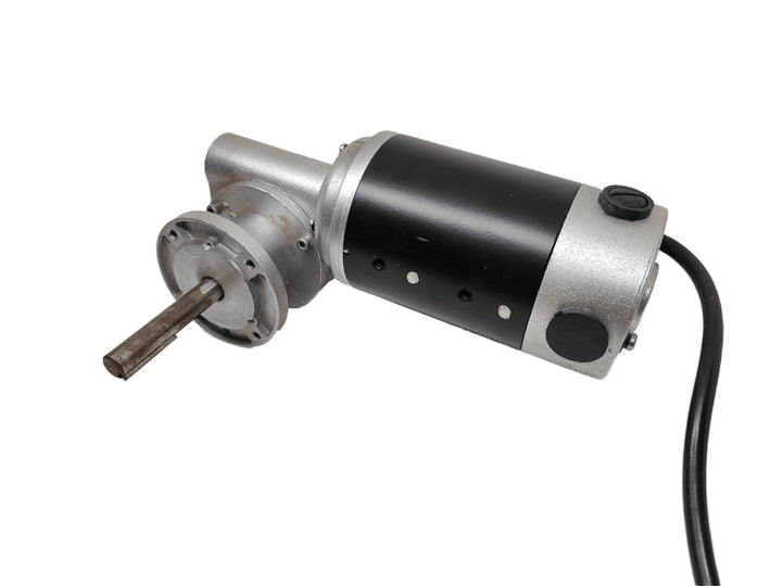 Worm Geared DC Motor 12V to 180V DC 1/20 HP Industrial Gearbox Flange Mounting - RPM Range 25 to 400 - Robodo
