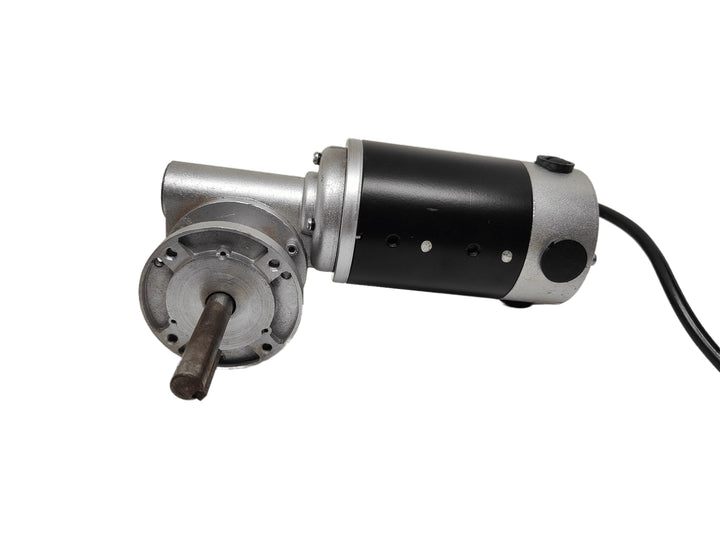 Worm Geared DC Motor 12V to 180V DC 1/4 HP Industrial Gearbox Flange Mounting - RPM Range 25 to 400 - Robodo