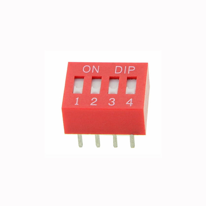 4 Way Slide Switch 2.54mm Pitch (Pack of 3) - Robodo