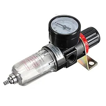 Afr-2000 G1/4'' Air Compressor Water Filter with Regulator Air Tool Cleaning - Robodo