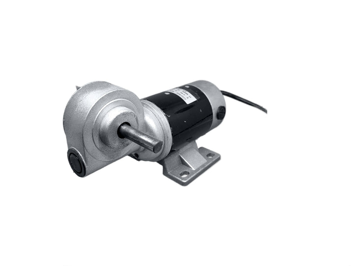 Worm Geared DC Motor 12V to 180V DC 1/6 HP Industrial Gearbox Foot Mounting - RPM Range 35 to 200 - Robodo