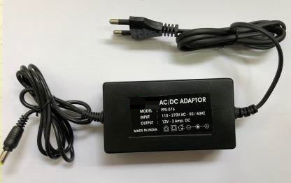 12V 3A 36W TT ADAPTER (WITH POWER CORD) 36 Adapter  (Power Cord Included) - Robodo