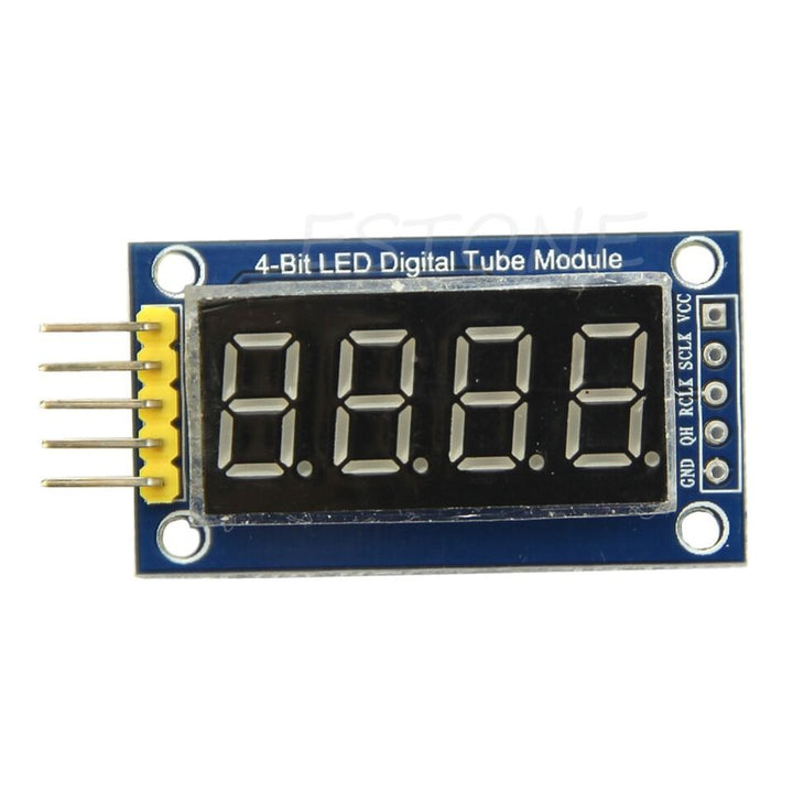 4 bits tube led display module four serial for arduino 595 driver