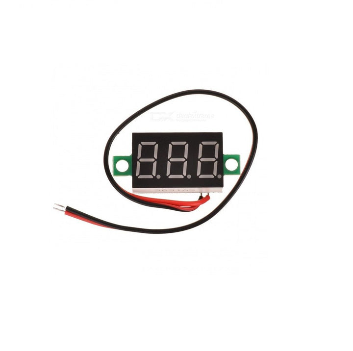 2 Wires Mini 0.36 Digital Voltmeter DC 4.7-32V Vehicles Motor Voltage Panel Meter LED Display