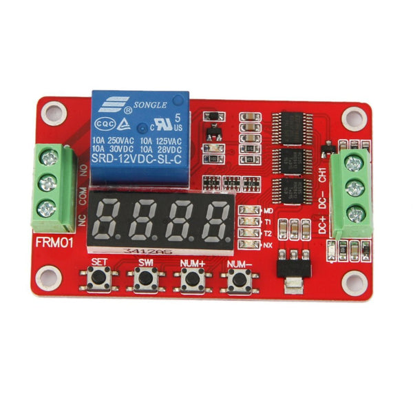 PZIN14016700 Multifunction Self-Lock Relay Cycle Timer Module Plc Automation Delay 12V