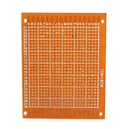 5 Pieces General Purpose / Perforated PCB Boards 7 x 9 cm. ( Perfboard )