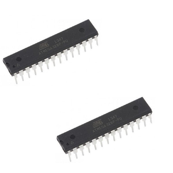 ATmega328P Microcontroller (2 pcs).