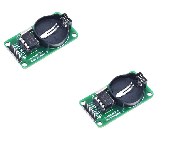 DS1302 RTC Real Time Clock Module for Compatible Arduino Rasberry PI DSP AVR PIC (2pcs).