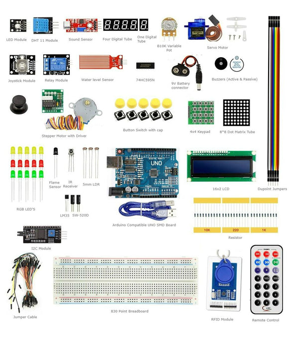 Robodo - Arduino RFID learning kit V5 with Instruction CD & Uno SMD