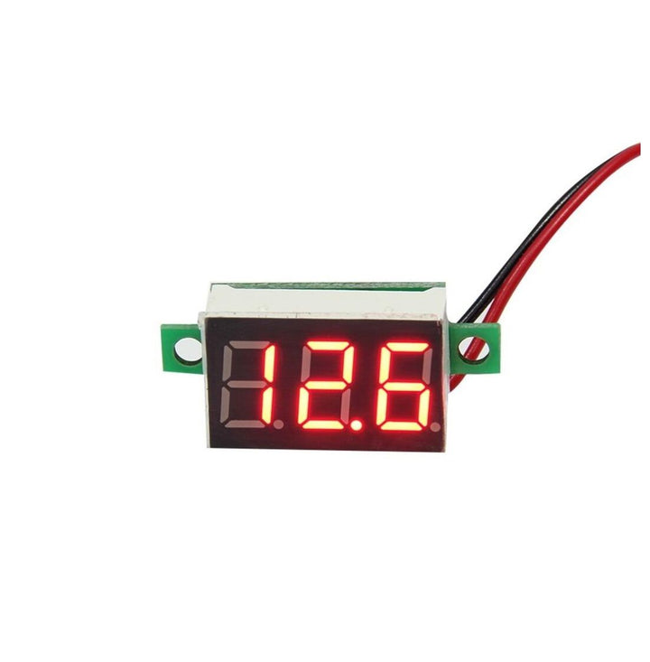 2 Wires Mini 0.36 Digital Voltmeter DC 4.7-32V Vehicles Motor Voltage Panel Meter LED Display