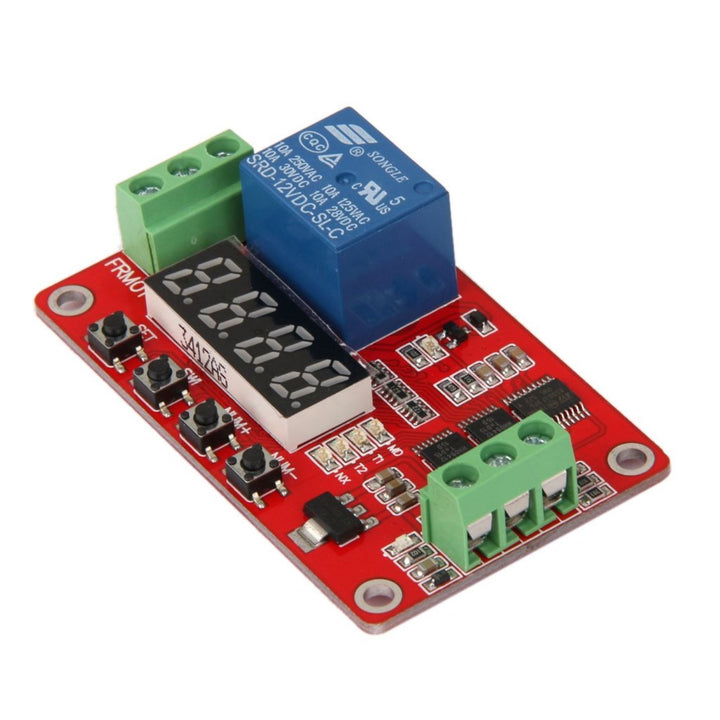 PZIN14016700 Multifunction Self-Lock Relay Cycle Timer Module Plc Automation Delay 12V
