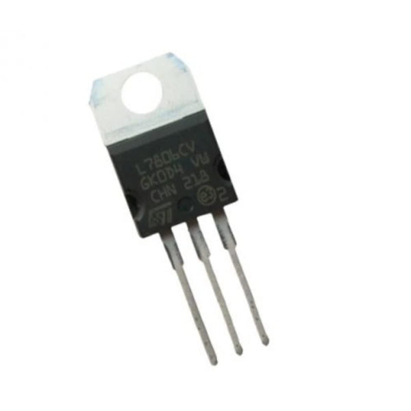 LM7806 IC - 6V Positive Voltage Regulator IC (10 pcs).