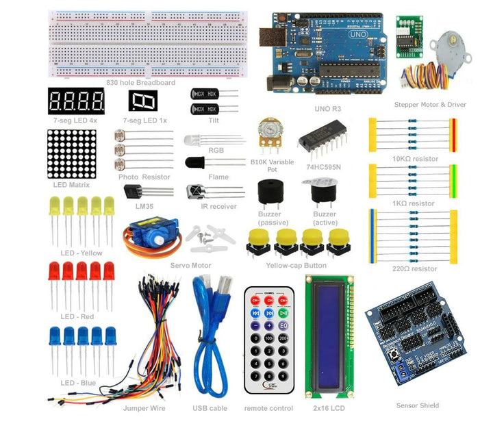 Robodo - Basic Starter Kit for arduino Starter with UNO R3