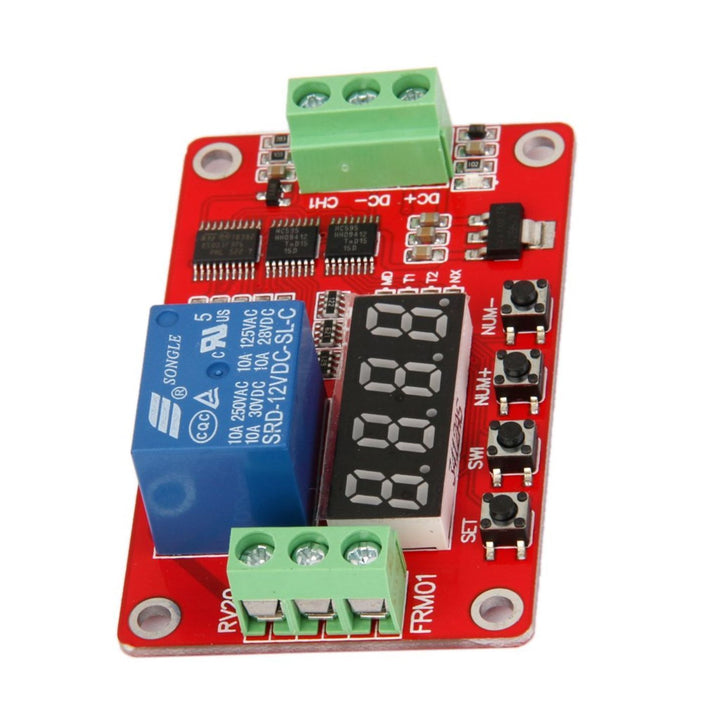 PZIN14016700 Multifunction Self-Lock Relay Cycle Timer Module Plc Automation Delay 12V